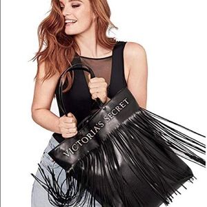❌SOLD  Victoria’s Secret fringe tote